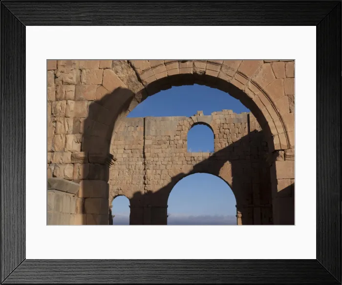 Framed Print : Algeria, Lambaesis, Crossing Hall Framed Print : Algeria, Lambaesis, Crossing Hall