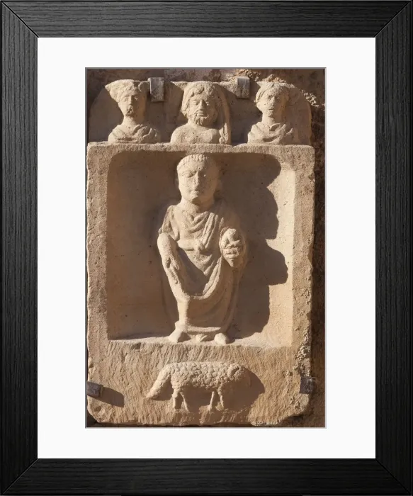 Framed Print : Algeria, Lambaesis, tombstones Framed Print : Algeria, Lambaesis, tombstones