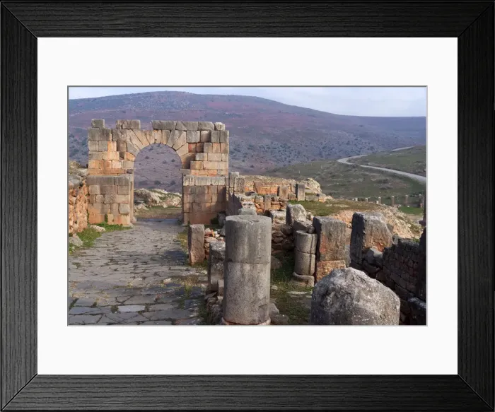 Framed Print : Algeria, Tiddis, Q. Memmius Rogatus Arch Framed Print : Algeria, Tiddis, Q. Memmius Rogatus Arch