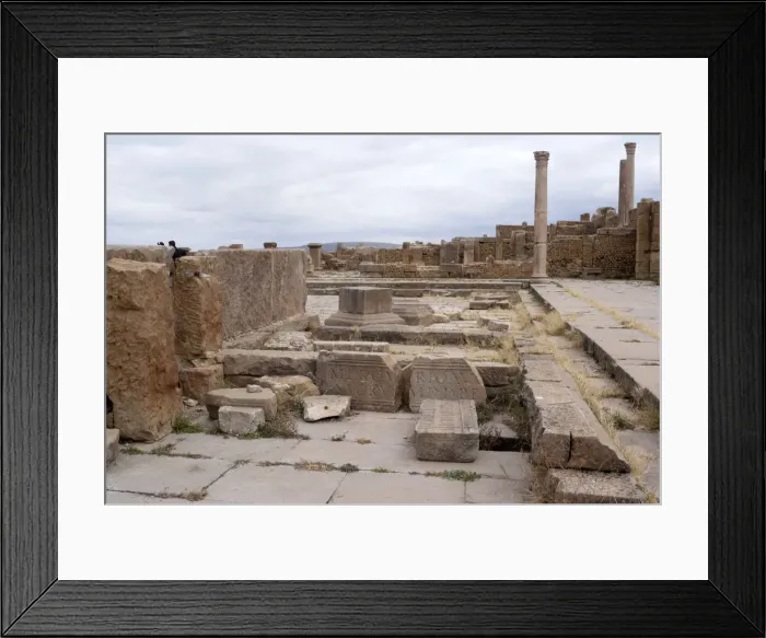 Framed Print : Algeria, Timgad, Forum