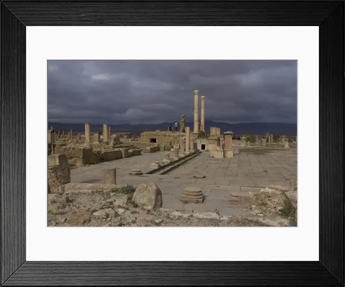 Framed Print : Algeria, Timgad, Forum Framed Print : Algeria, Timgad, Forum