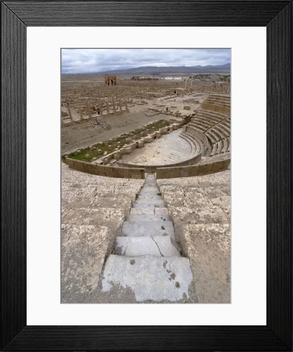 Framed Print : Algeria, Timgad, Theatre Framed Print : Algeria, Timgad, Theatre