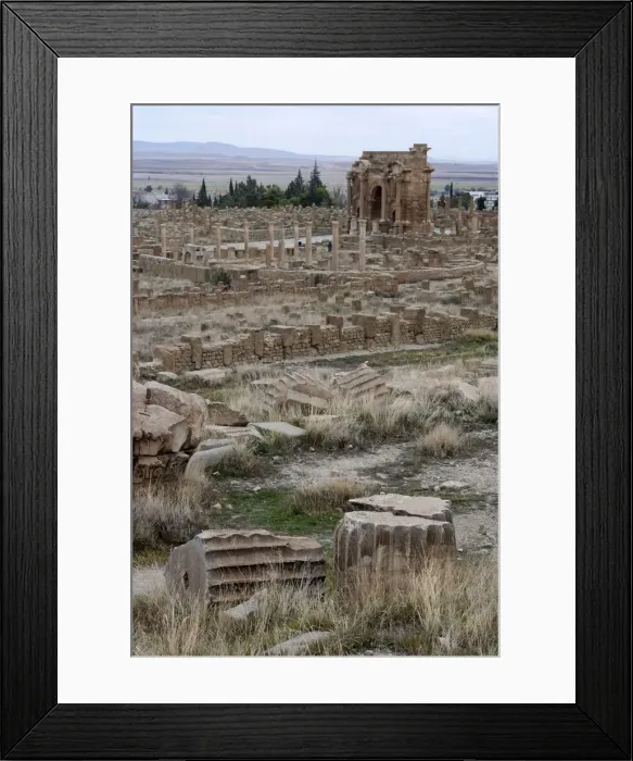 Framed Print : Algeria, Timgad, various Framed Print : Algeria, Timgad, various