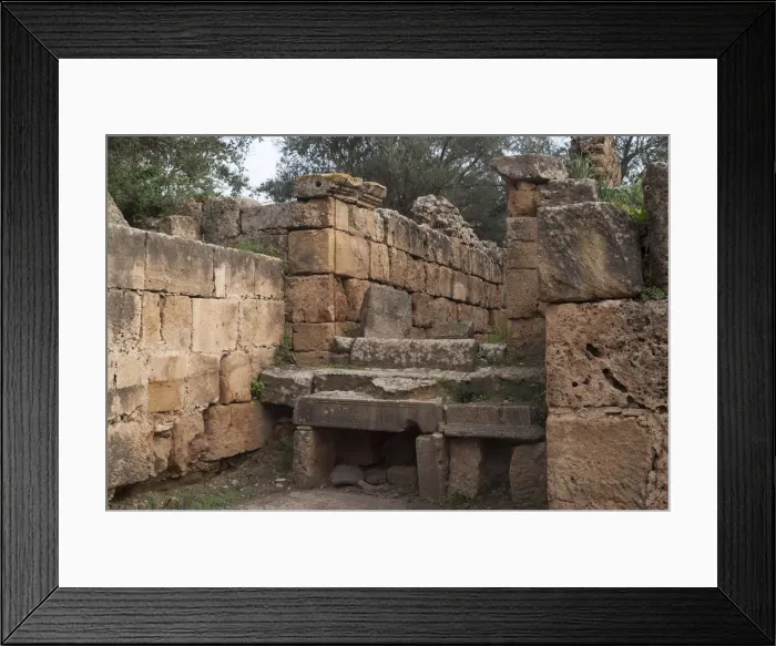 Framed Print : Algeria, Tipasa, Amphitheatre Framed Print : Algeria, Tipasa, Amphitheatre