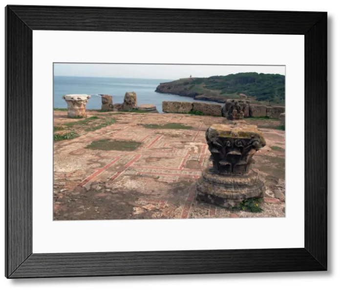 Framed Print : Algeria, Tipasa, Basilica Framed Print : Algeria, Tipasa, Basilica