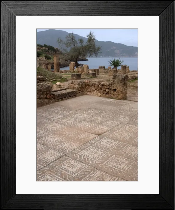 Framed Print : Algeria, Tipasa, Roman site misc Framed Print : Algeria, Tipasa, Roman site misc