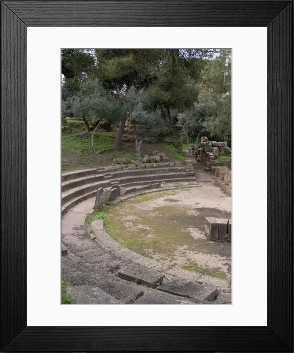 Framed Print : Algeria, Tipasa, Theatre Framed Print : Algeria, Tipasa, Theatre