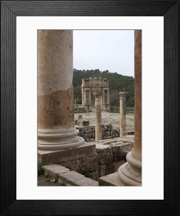 Framed Print : Algeria, Djemila, SS Temple Framed Print : Algeria, Djemila, SS Temple