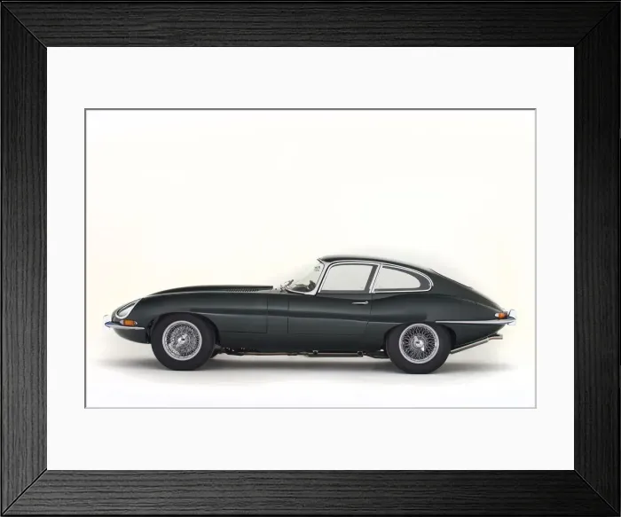 Framed Print : 1965 Jaguar E type 4. 2 S1 fixed head coupe. Creator: Unknown Framed Print : 1965 Jaguar E type 4. 2 S1 fixed head coupe. Creator: Unknown