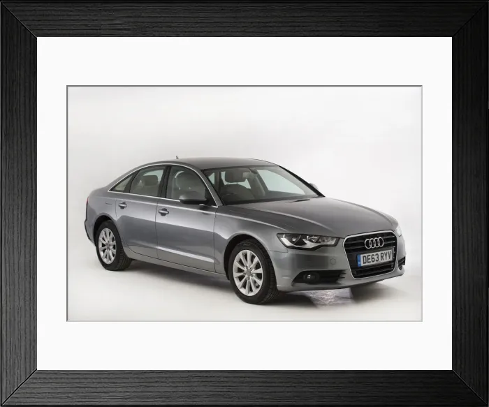 Framed Print : 2013 Audi A6 Tdi. Creator: Unknown Framed Print : 2013 Audi A6 Tdi. Creator: Unknown