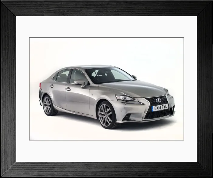 Framed Print : 2014 Lexus IS300 Hybrid. Creator: Unknown Framed Print : 2014 Lexus IS300 Hybrid. Creator: Unknown