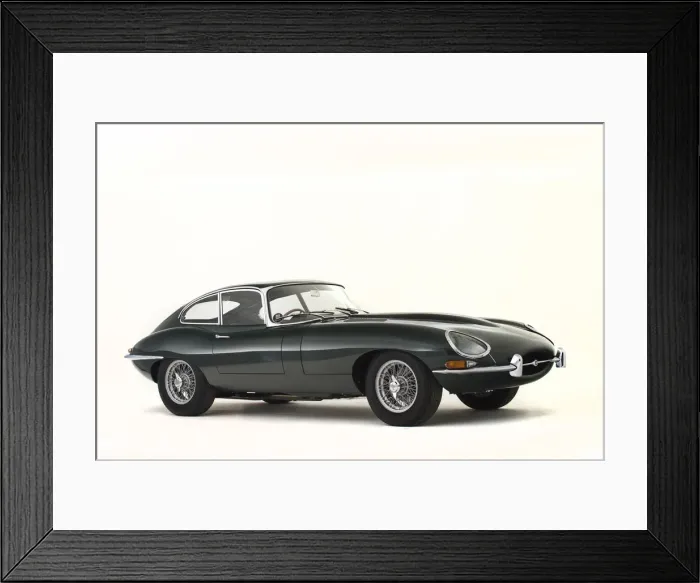 Framed Print : 1965 Jaguar E type 4. 2 S1 fixed head coupe. Creator: Unknown Framed Print : 1965 Jaguar E type 4. 2 S1 fixed head coupe. Creator: Unknown