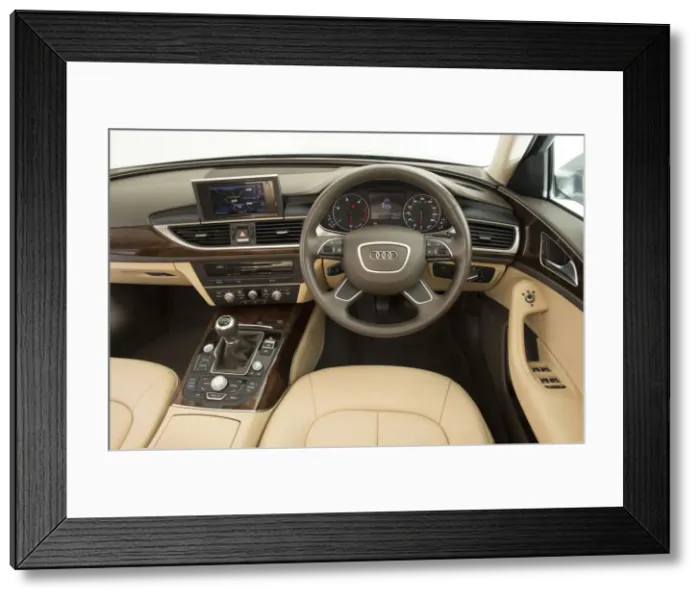 Framed Print : 2013 Audi A6 Tdi. Creator: Unknown Framed Print : 2013 Audi A6 Tdi. Creator: Unknown