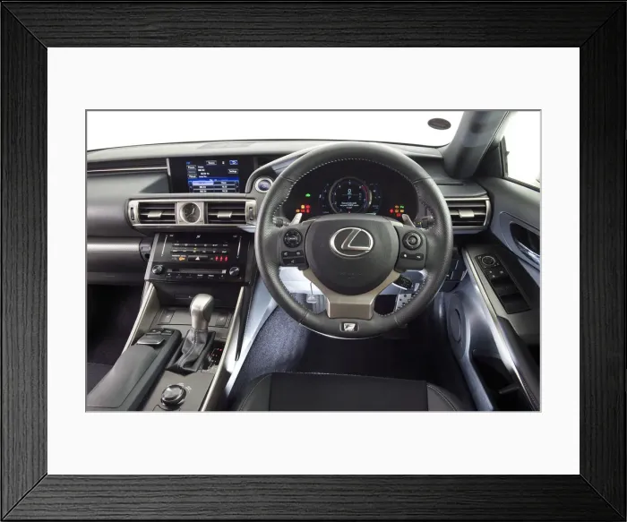 Framed Print : 2014 Lexus IS300 Hybrid. Creator: Unknown Framed Print : 2014 Lexus IS300 Hybrid. Creator: Unknown