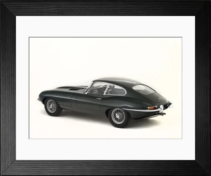 Framed Print : 1965 Jaguar E type 4. 2 S1 fixed head coupe. Creator: Unknown Framed Print : 1965 Jaguar E type 4. 2 S1 fixed head coupe. Creator: Unknown
