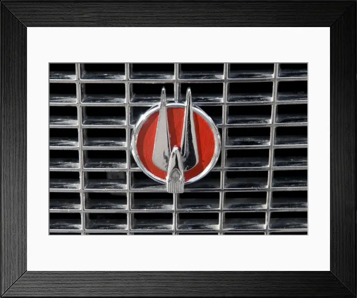 Framed Print : 1961 Studebaker Hawk Badge. Creator: Unknown Framed Print : 1961 Studebaker Hawk Badge. Creator: Unknown