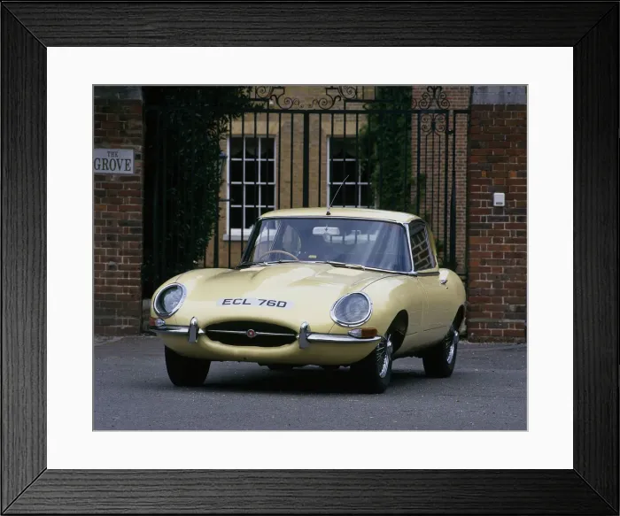Framed Print : 1966 Jaguar E type Series 4. 2 2+2. Creator: Unknown