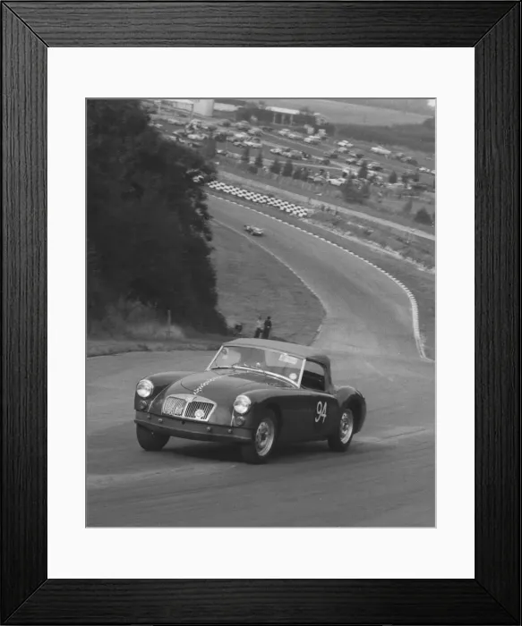 Framed Print : MG A, McCallum at Brands Hatch 24th September 1961. Creator: Unknown Framed Print : MG A, McCallum at Brands Hatch 24th September 1961. Creator: Unknown