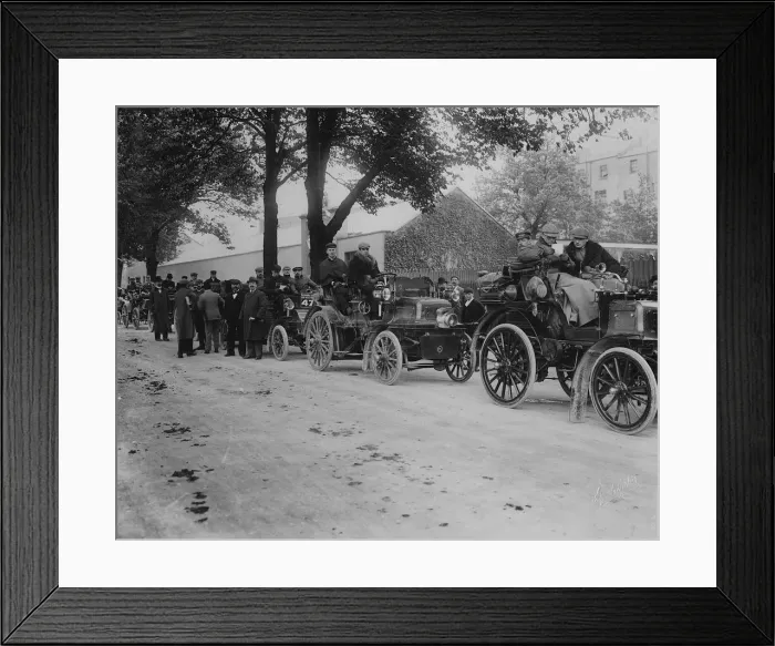Framed Print : 1900 One Thousand Mile trial. Creator: Unknown