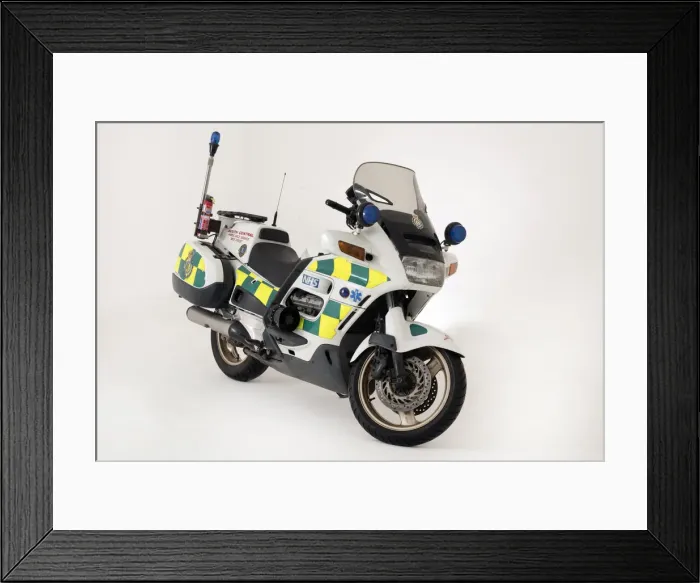 Framed Print : 2001 Honda ST1100 Pan European Ambulance bike. Creator: Unknown Framed Print : 2001 Honda ST1100 Pan European Ambulance bike. Creator: Unknown