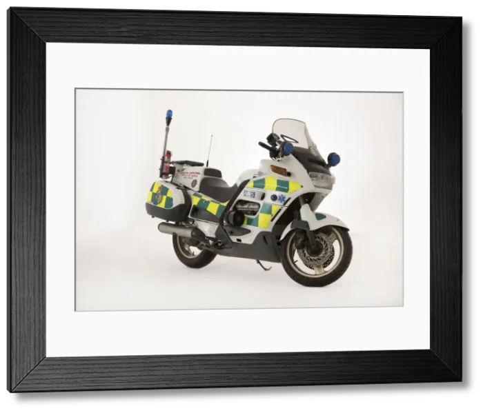 Framed Print : 2001 Honda ST1100 Pan European Ambulance bike. Creator: Unknown Framed Print : 2001 Honda ST1100 Pan European Ambulance bike. Creator: Unknown