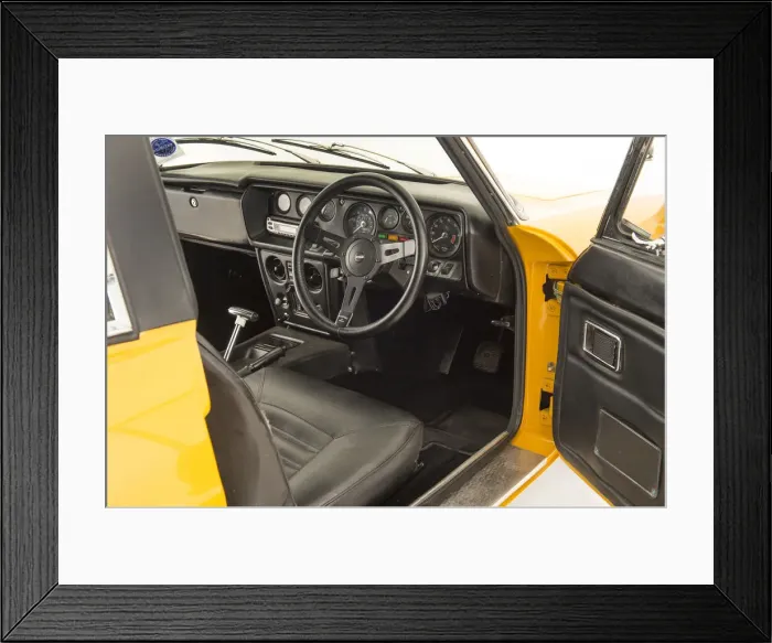 Framed Print : 1972 Reliant Scimitar GTE. Creator: Unknown