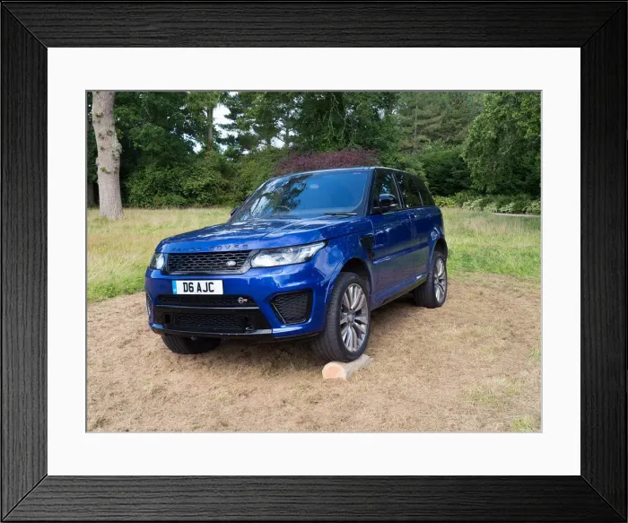 Framed Print : 2017 Range Rover Sport SVR. Creator: Unknown Framed Print : 2017 Range Rover Sport SVR. Creator: Unknown