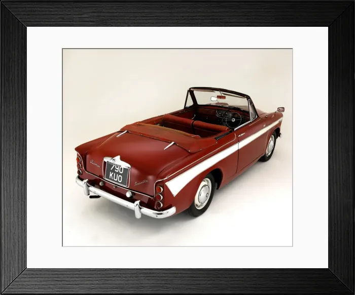 Framed Print : 1962 Singer Gazelle 1600 IIIc Convertible. Creator: Unknown Framed Print : 1962 Singer Gazelle 1600 IIIc Convertible. Creator: Unknown