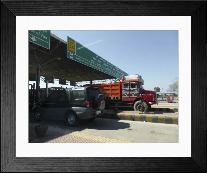 Framed Print : Toll booth on road from Amritsar. Creator: Unknown Framed Print : Toll booth on road from Amritsar. Creator: Unknown