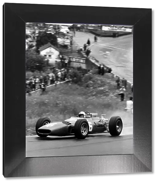 Ferrari V12, John Surtees 1966 Belgian Grand Prix. Creator: Unknown