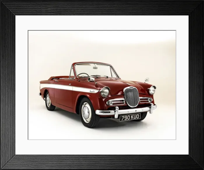 Framed Print : 1962 Singer Gazelle 1600 IIIc Convertible. Creator: Unknown Framed Print : 1962 Singer Gazelle 1600 IIIc Convertible. Creator: Unknown