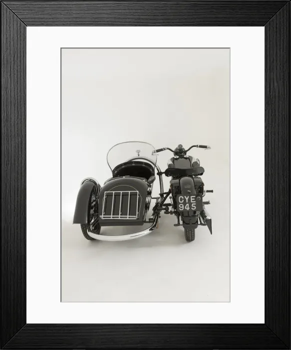 Framed Print : 1936 Brough Superior 11-50 Special Combination. Creator: Unknown Framed Print : 1936 Brough Superior 11-50 Special Combination. Creator: Unknown