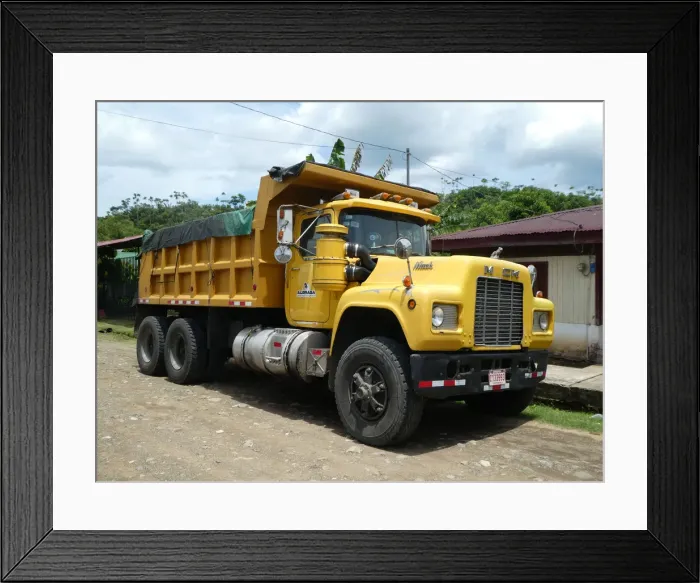 Framed Print : Mack Truck in Costa Rica 2018. Creator: Unknown Framed Print : Mack Truck in Costa Rica 2018. Creator: Unknown