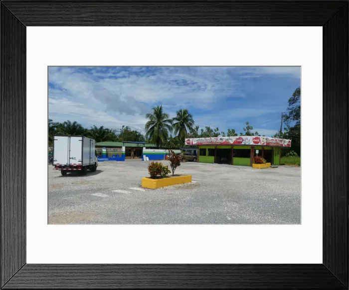 Framed Print : Roadside cafe in Costa Rica 2018. Creator: Unknown Framed Print : Roadside cafe in Costa Rica 2018. Creator: Unknown