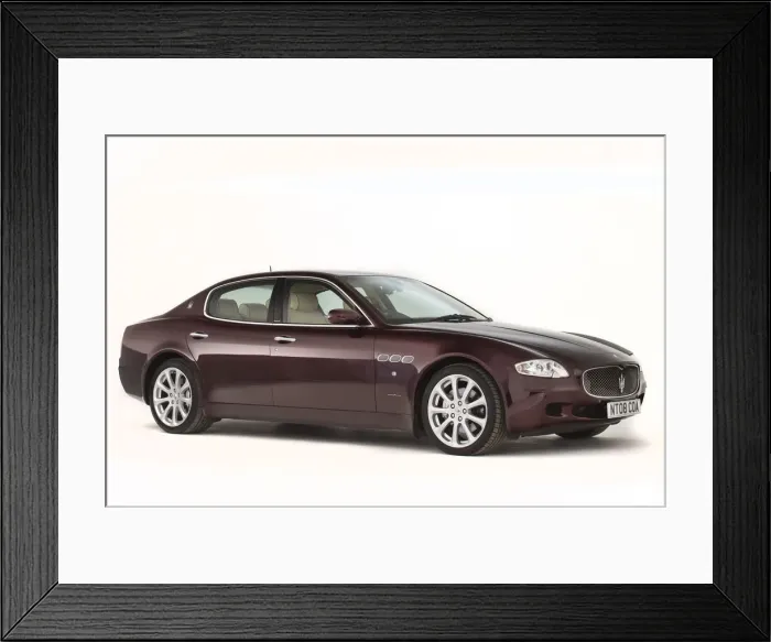 Framed Print : 2008 Maserati Quattroporte V. Creator: Unknown Framed Print : 2008 Maserati Quattroporte V. Creator: Unknown