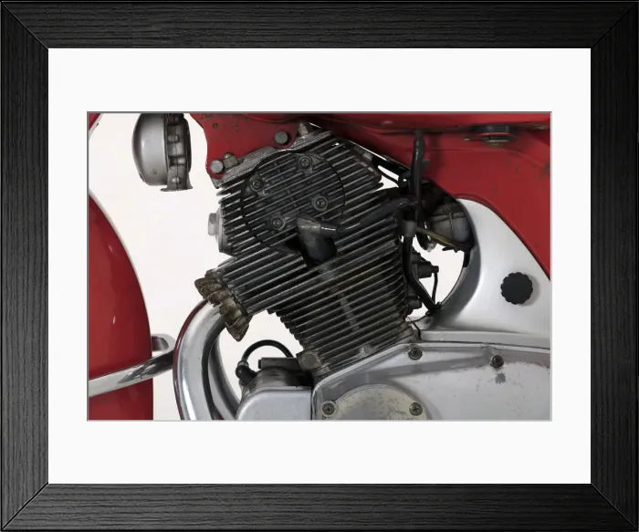 Framed Print : 1967 Honda C77 motorcycle. Creator: Unknown Framed Print : 1967 Honda C77 motorcycle. Creator: Unknown