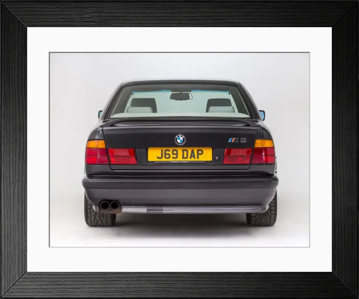 Framed Print : 1991 BMW M5. Creator: Unknown Framed Print : 1991 BMW M5. Creator: Unknown