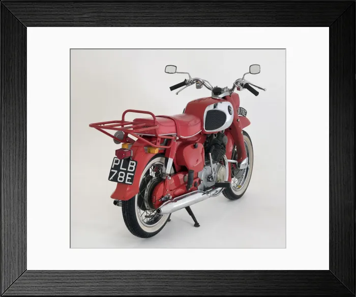 Framed Print : 1967 Honda C77 motorcycle. Creator: Unknown Framed Print : 1967 Honda C77 motorcycle. Creator: Unknown
