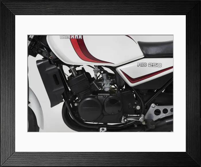 Framed Print : 1981 Yamaha RD250 LC. Creator: Unknown Framed Print : 1981 Yamaha RD250 LC. Creator: Unknown