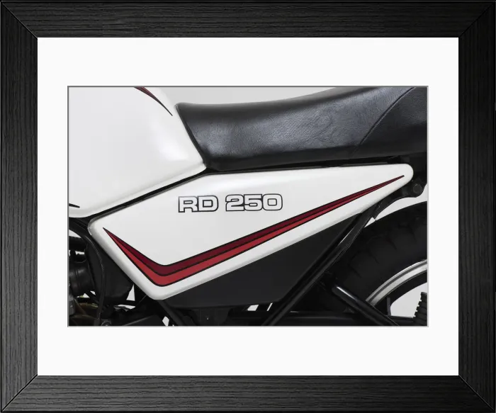 Framed Print : 1981 Yamaha RD250 LC. Creator: Unknown Framed Print : 1981 Yamaha RD250 LC. Creator: Unknown