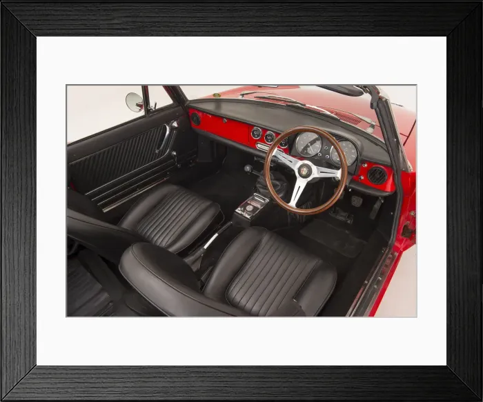 Framed Print : 1968 Alfa Romeo 1750 Spyder. Creator: Unknown Framed Print : 1968 Alfa Romeo 1750 Spyder. Creator: Unknown