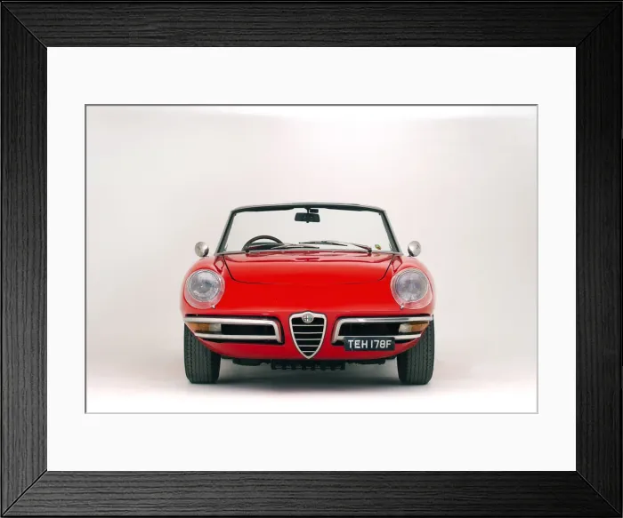 Framed Print : 1968 Alfa Romeo 1750 Spyder. Creator: Unknown Framed Print : 1968 Alfa Romeo 1750 Spyder. Creator: Unknown