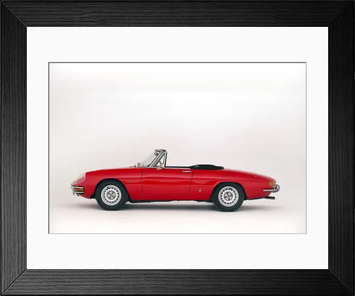Framed Print : 1968 Alfa Romeo 1750 Spyder. Creator: Unknown Framed Print : 1968 Alfa Romeo 1750 Spyder. Creator: Unknown