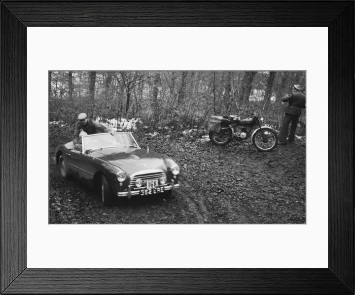 Framed Print : Swallow Doretti on a trial 1954. Creator: Unknown Framed Print : Swallow Doretti on a trial 1954. Creator: Unknown