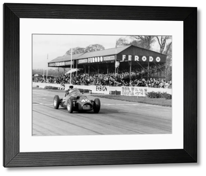 Framed Print : 1954 Connaught, Ken McAlpine at Goodwood. Creator: Unknown Framed Print : 1954 Connaught, Ken McAlpine at Goodwood. Creator: Unknown