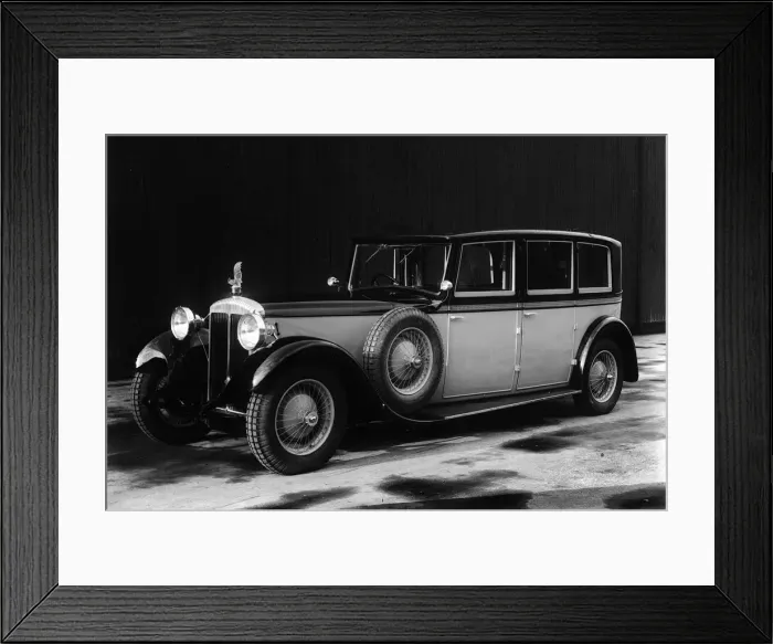 Framed Print : 1932 Daimler 25hp with Le Coq Lalique mascot. Creator: Unknown Framed Print : 1932 Daimler 25hp with Le Coq Lalique mascot. Creator: Unknown