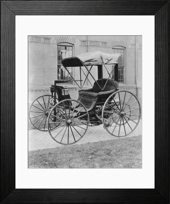 Framed Print : 1893 Duryea. Creator: Unknown Framed Print : 1893 Duryea. Creator: Unknown