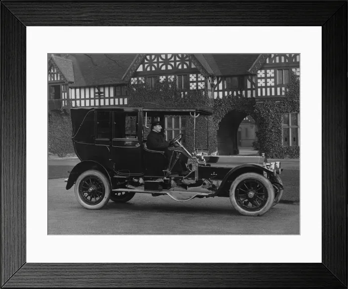 Framed Print : 1909 Wolseley 50hp Landaulette. Creator: Unknown Framed Print : 1909 Wolseley 50hp Landaulette. Creator: Unknown