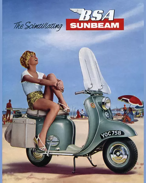 1964 BSA Sunbeam scooter brochure. Creator: Unknown