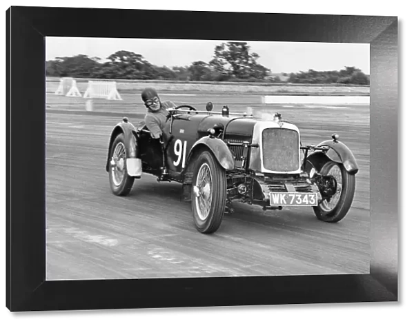 1928 Alvis 12-75 fwd at Silverstone. Creator: Unknown